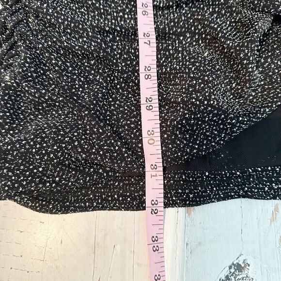 AQUA Drapey Mini Cocktail Holiday Night Out Metallic Party Dress Size 4 - Picture 14 of 15